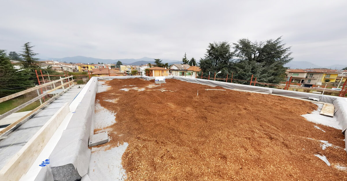 fase realizzazione tetto verde